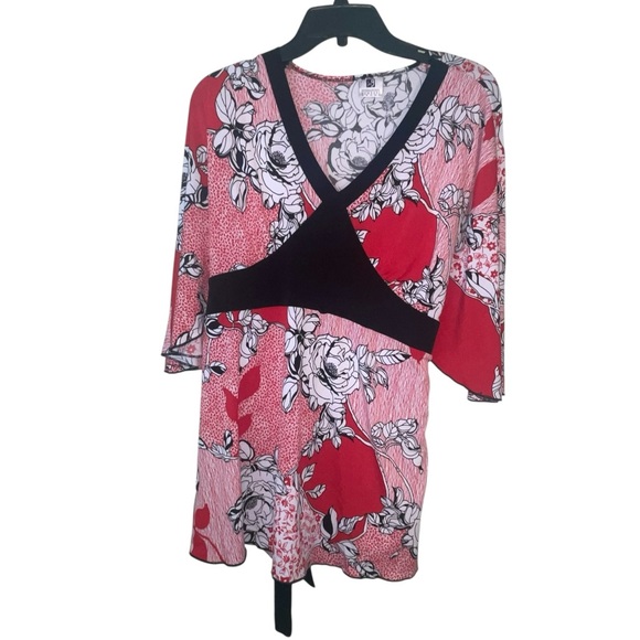 International Newport Group Tops - International Newport Group, Asian inspired tunic, size 1X GUC